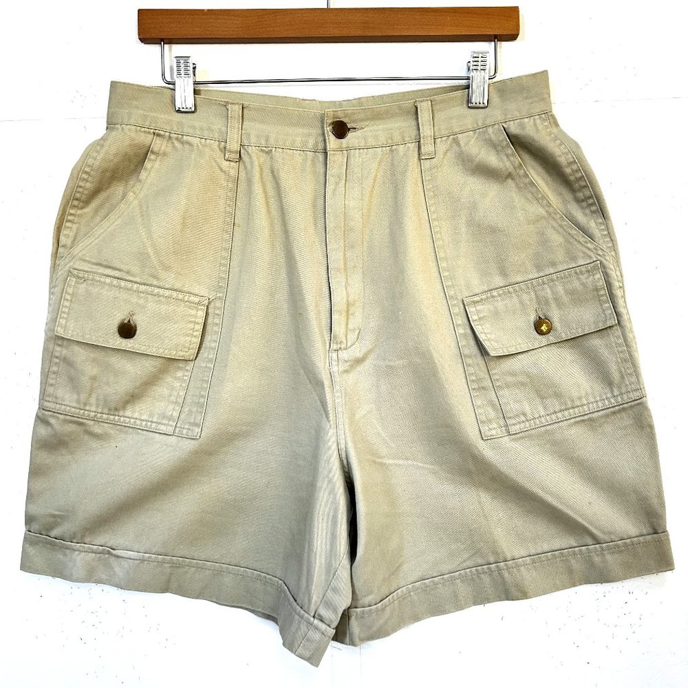 Basic Edition Utility Cargo Khaki Shorts